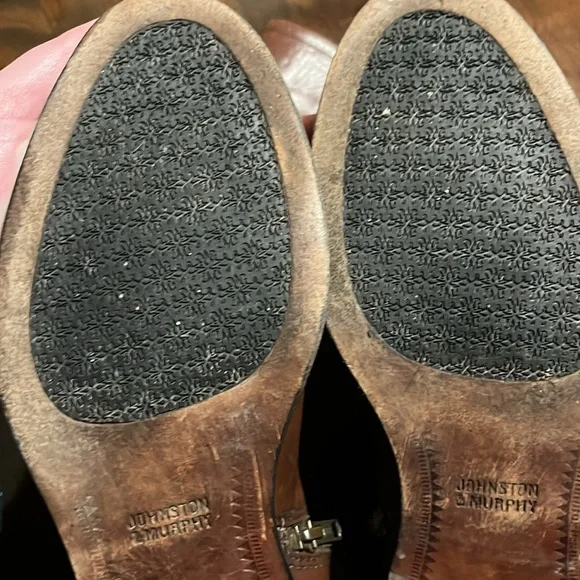 Johnston & Murphy Women's Brown Knee-High Riding Boots- genuine leather - Picture 12 of 16